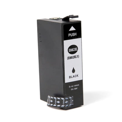 Remanufactured Epson T802XL T802XL120-S Black Ink Cartridge High Yield