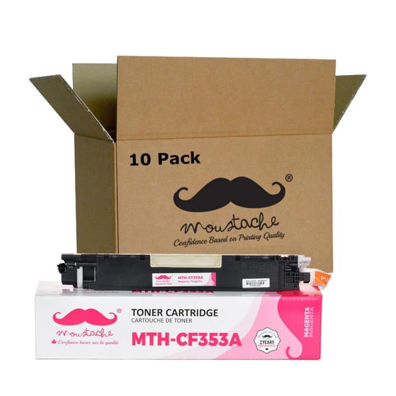 Compatible HP 130A CF353A Magenta Toner Cartridge - Moustache®