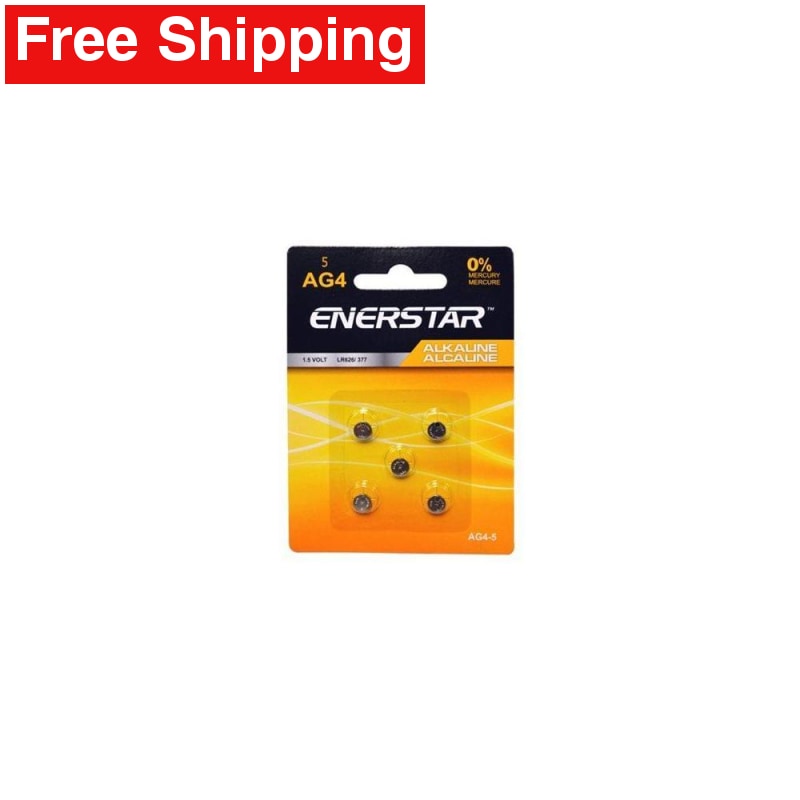 5 x AG4 | 377 | LR626 | 177 1.5 Volt Alkaline Battery Replacement - Free Shipping