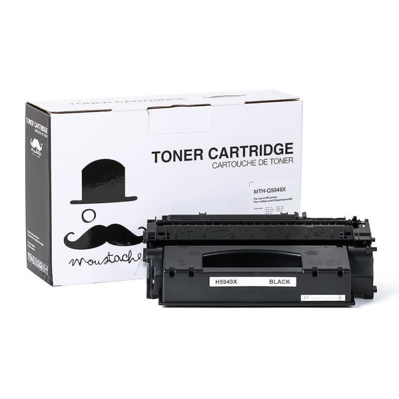 Compatible HP 49X Q5949X Black Toner Cartridge High Yield - Moustache®