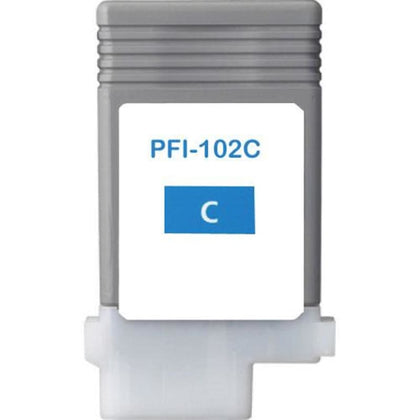 Compatible Canon PFI-102C 0896B001 Cyan Ink Cartridge