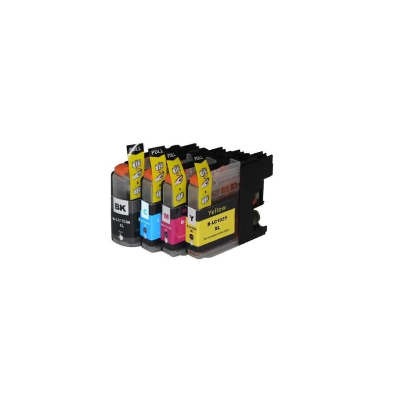 Compatible Brother LC-103 Ink Cartridge Combo BK/C/M/Y - Economical Box
