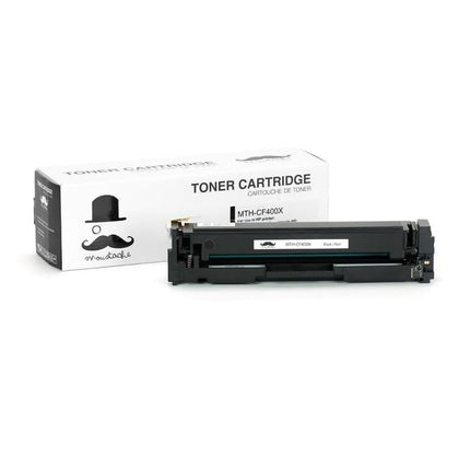 Compatible HP 201X CF400X Black Toner Cartridge High Yield - Moustache®