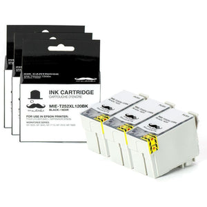 Compatible Epson T252XL120 Black Ink Cartridge - Moustache®