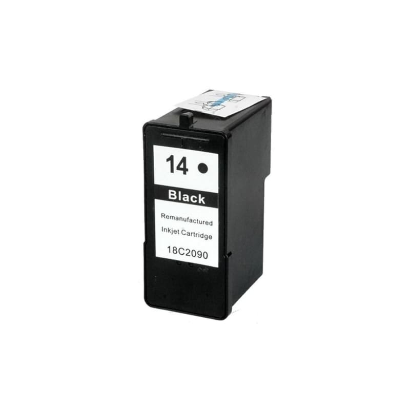 Remanufactured Lexmark No.14 18C2090 Black Ink Cartridge