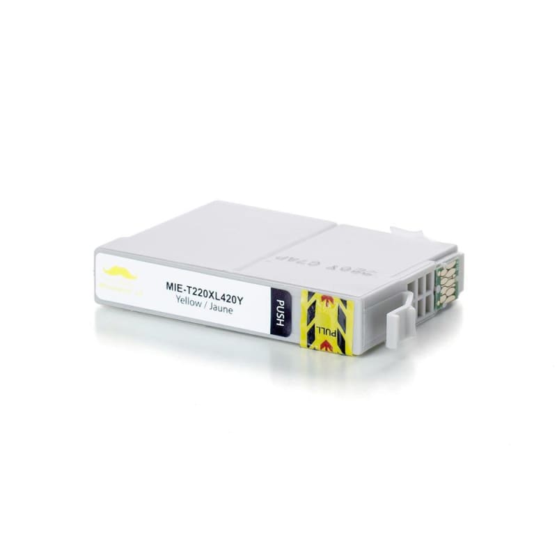 Compatible Epson 220XL T220XL420 Yellow Ink Cartridge High Yield - Moustache®