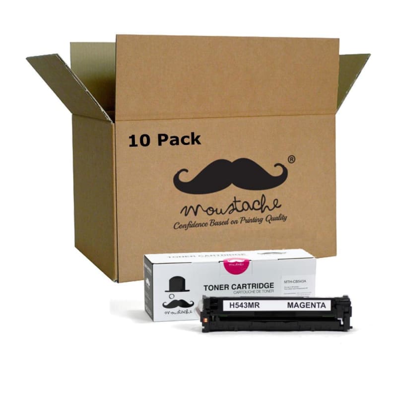 Compatible HP 125A CB543A Magenta Toner Cartridge - Moustache®