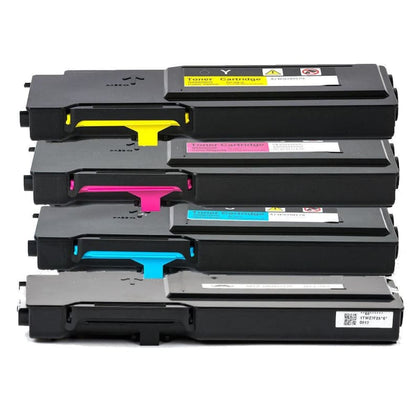 Compatible Xerox Toner Cartridge Combo High Yield BK/C/M/Y for Phaser 6600 WorkCentre 6605 Printer