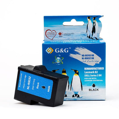 Remanufactured Lexmark 82 18L0032 Black Ink Cartridge - G&G™