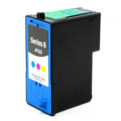 Remanufactured Dell JF333 Color Ink Cartridge for Dell 725 810 Printer