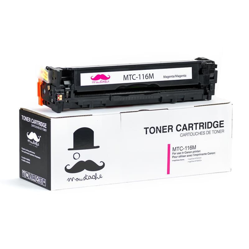 Compatible Canon 116M 1978B001AA Magenta Toner Cartridge - Moustache®
