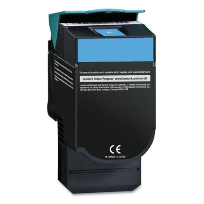 Remanufactured Lexmark C544X2CG C544X1CG Cyan Toner Cartridge Extra High Yield