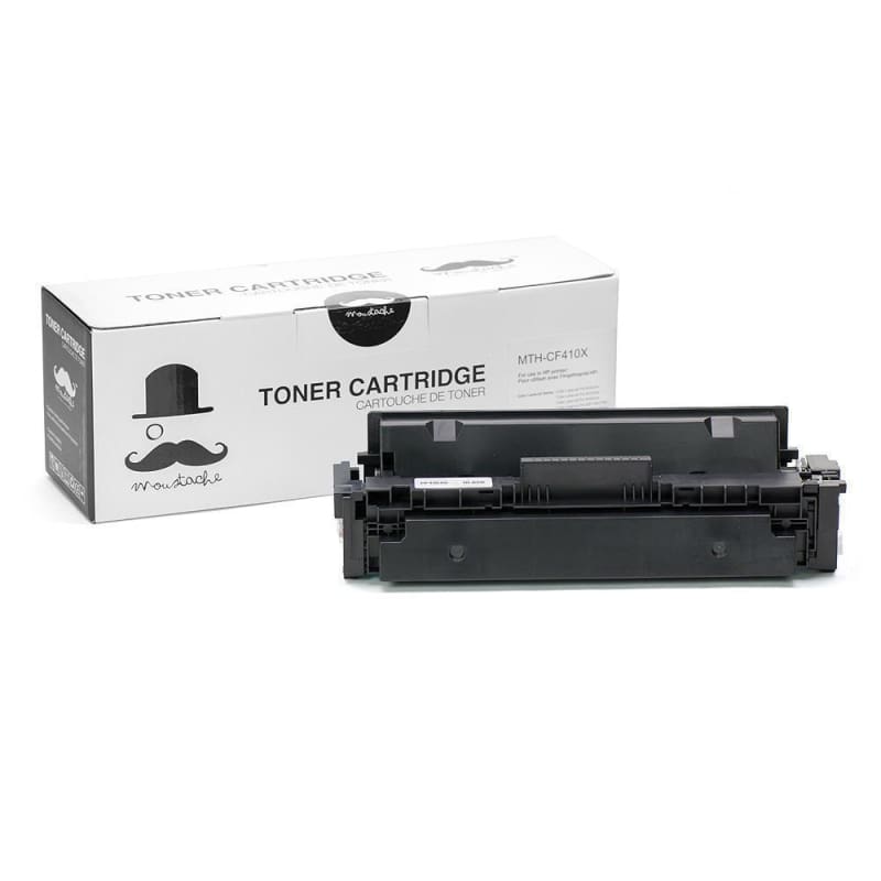 Compatible HP 410X CF410X Black Toner Cartridge High Yield - Moustache®