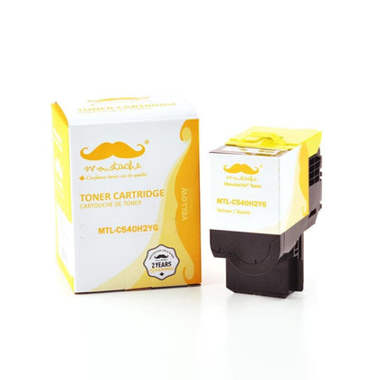 Compatible Lexmark C540H2YG Yellow Toner Cartridge High Yield - Moustache®