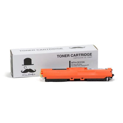 Compatible HP 126A CE310A Black Toner Cartridge - Moustache®