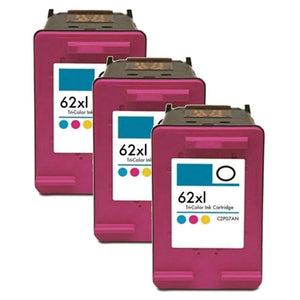 Remanufactured HP 62XL C2P07AN Tri-color Ink Cartridge High Yield