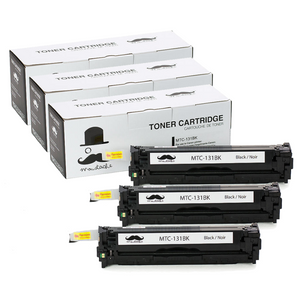 Compatible Canon 131BK 6272B001AA Black Toner Cartridge - Moustache®