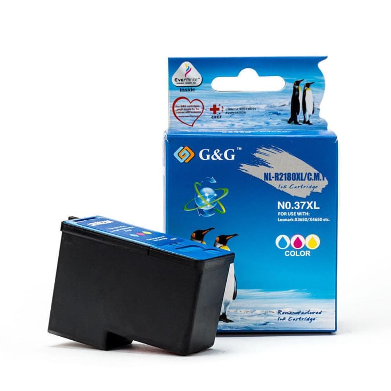 Remanufactured Lexmark 37XL 18C2180 Color Ink Cartridge - G&G™