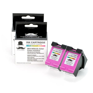 Remanufactured HP 61XL CH564WN Tri-Color Ink Cartridge High Yield - Moustache®
