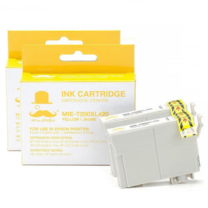 Compatible Epson 200XL T200XL420 Yellow Ink Cartridge High Yield - Moustache®