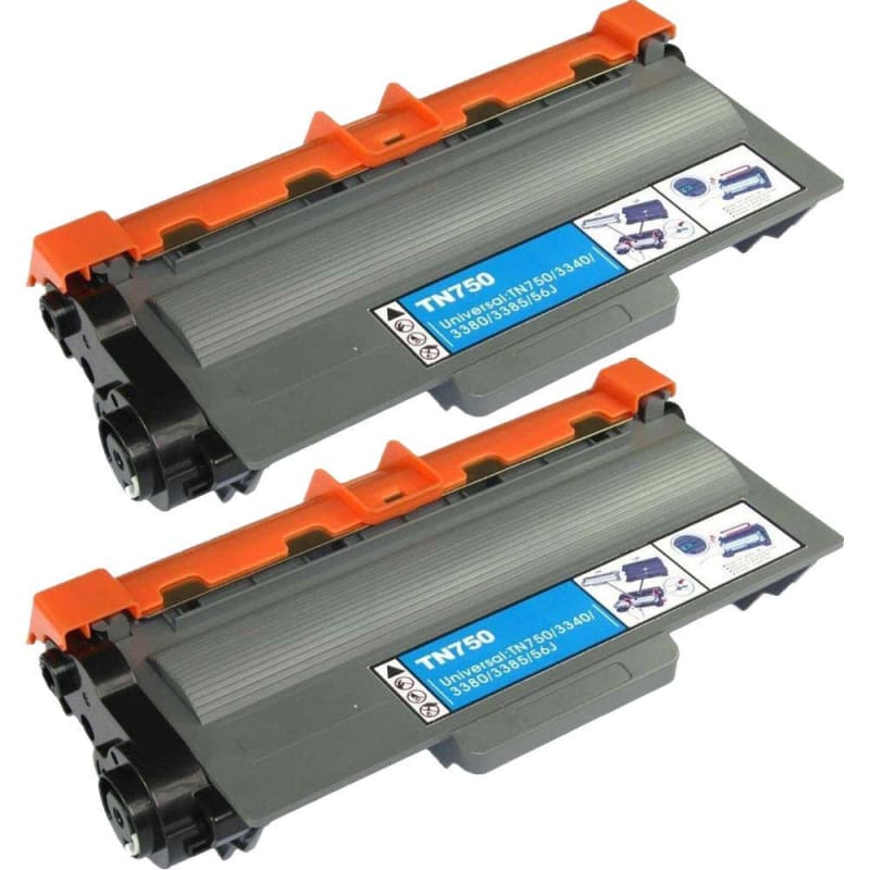 Compatible Brother TN-750 Black Toner Cartridge - Economical Box