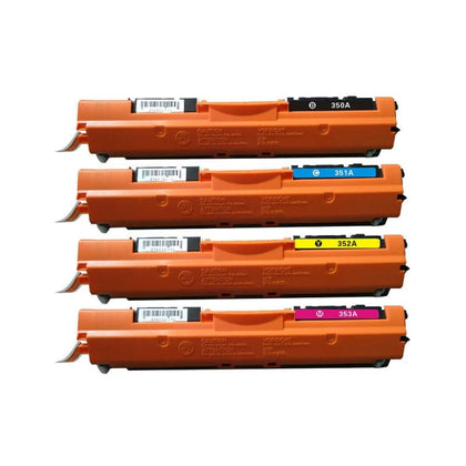 Compatible HP 130A Toner Cartridge Combo BK/C/M/Y - Economical Box