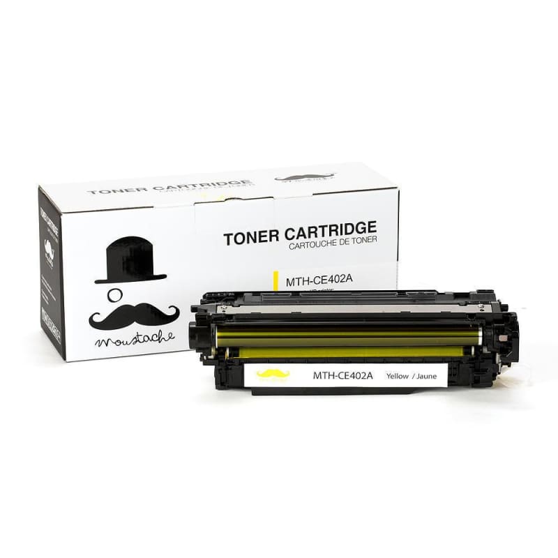 Compatible HP 507A CE402A Yellow Toner Cartridge- Moustache®