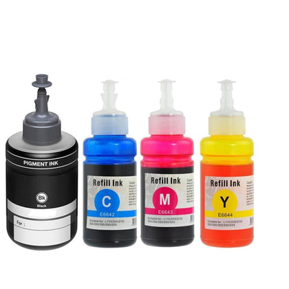 Compatible Epson T774 T664 Ink Cartridge Combo BK/C/M/Y