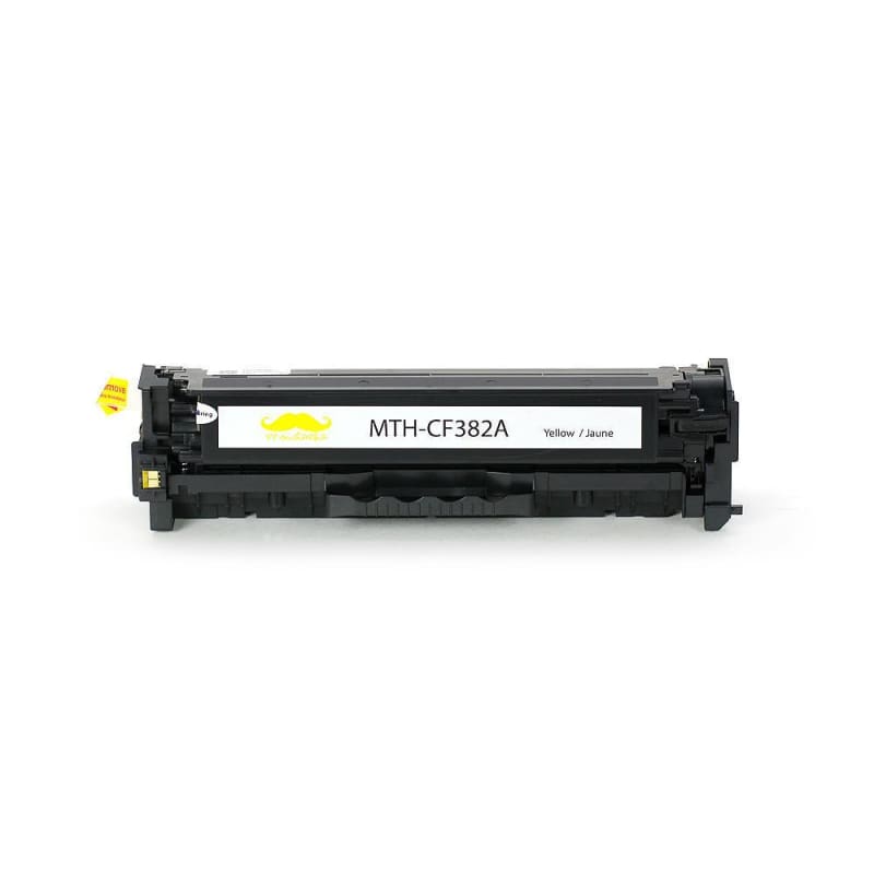 Compatible HP 312A CF382A Yellow Toner Cartridge - Moustache®