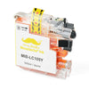 Compatible Brother LC-105Y Yellow Ink Cartridge High Yield - Moustache®