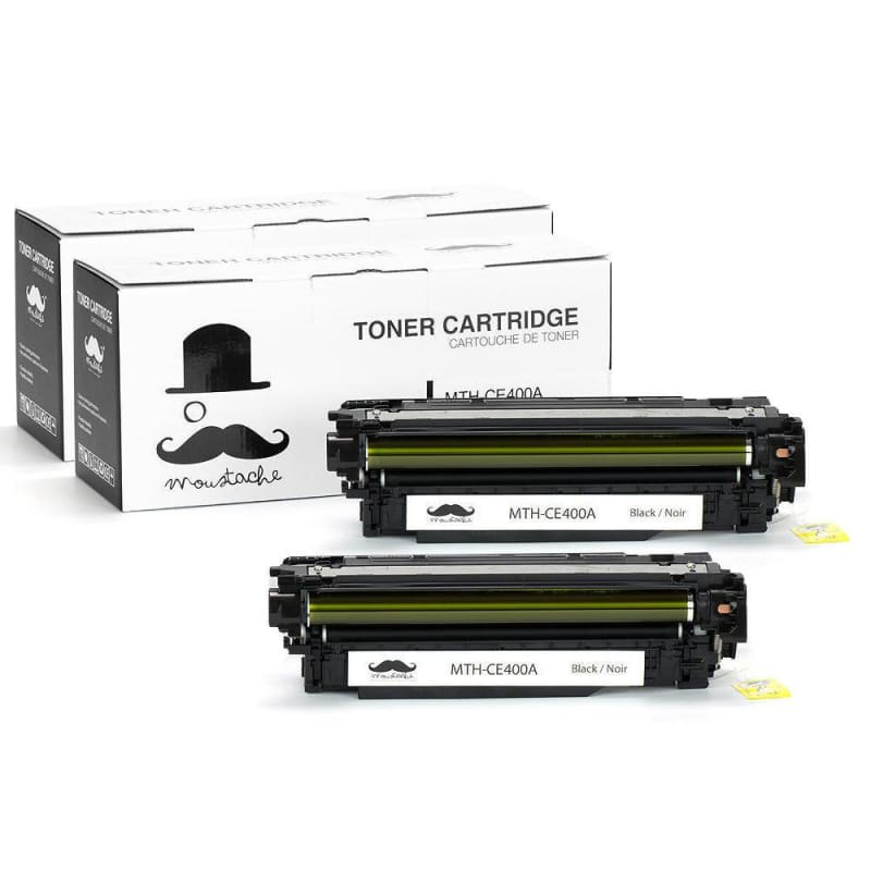 Compatible HP 507A CE400A Black Toner Cartridge - Moustache®