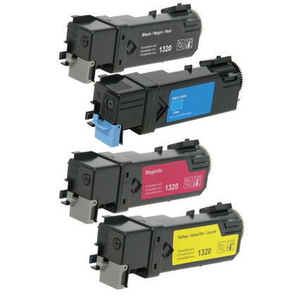 Compatible Dell KU052 KU53 KU54 KU55 Toner Cartridge Combo