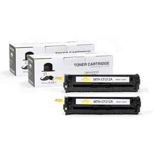 Compatible HP 131A CF212A Yellow Toner Cartridge - Moustache®