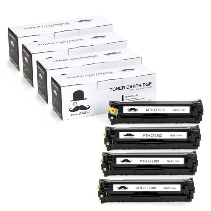 Compatible HP 131X CF210X Black Toner Cartridge High Yield - Moustache®