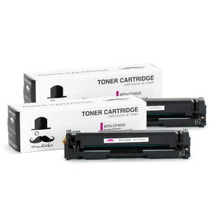 Compatible HP 201X CF403X Magenta Toner Cartridge High Yield - Moustache®