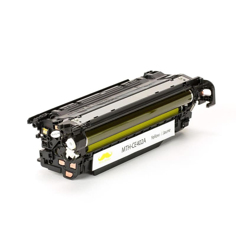 Compatible HP 507A CE402A Yellow Toner Cartridge- Moustache®