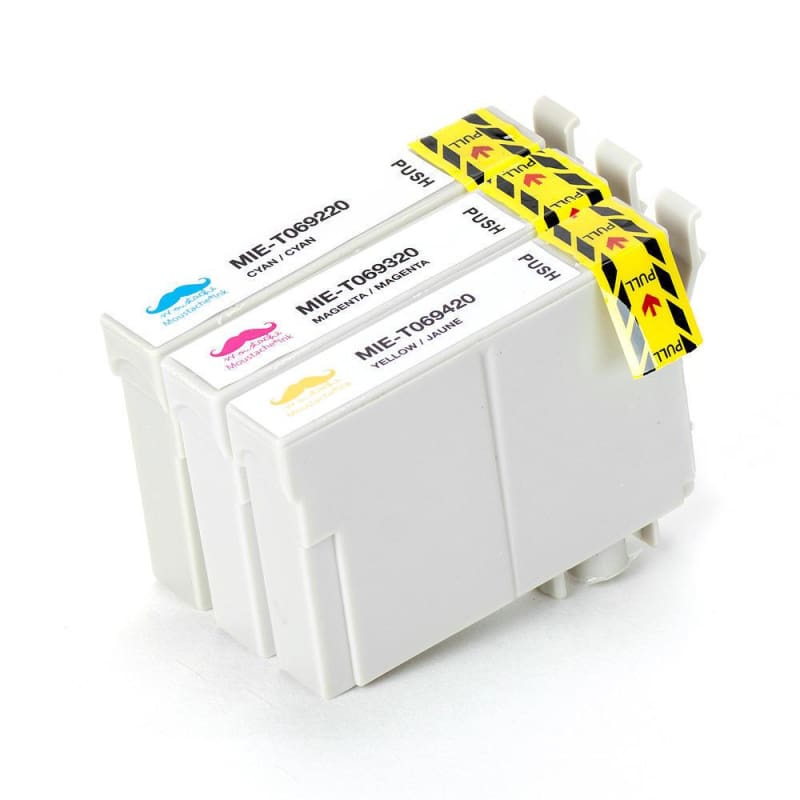 Compatible Epson T069 Ink Cartridge Combo C/M/Y - Moustache®