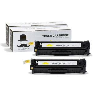 Compatible HP 305A CE412A Yellow Toner Cartridge - Moustache®