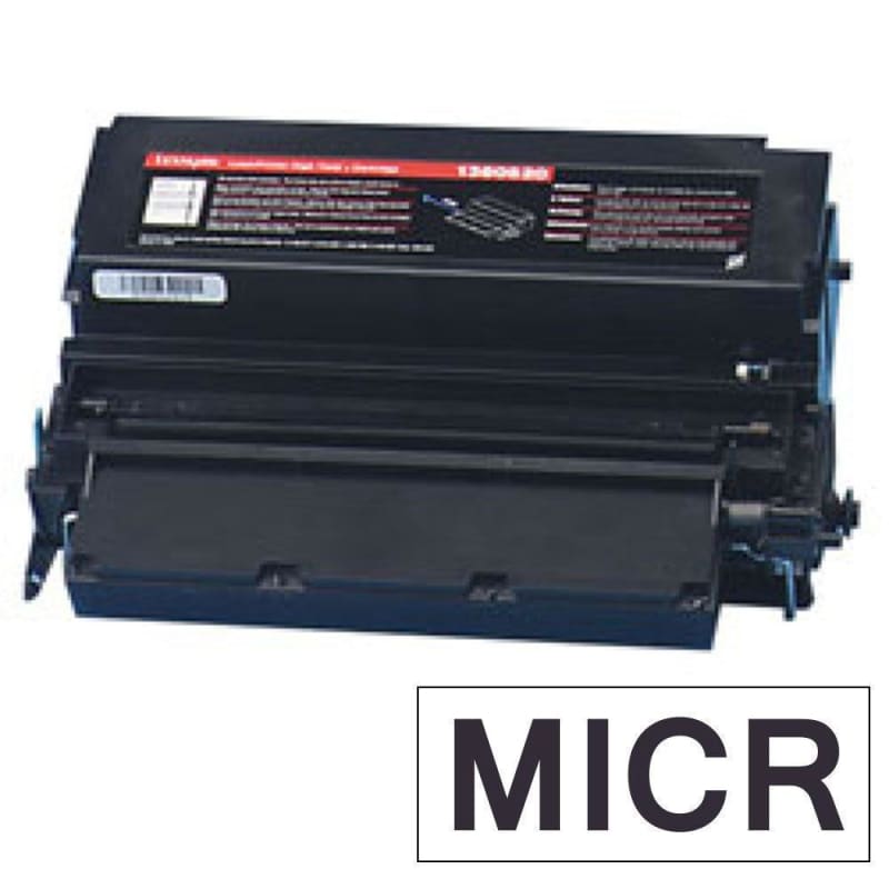 Compatible Lexmark 1380520 MICR  Black Toner Cartridge