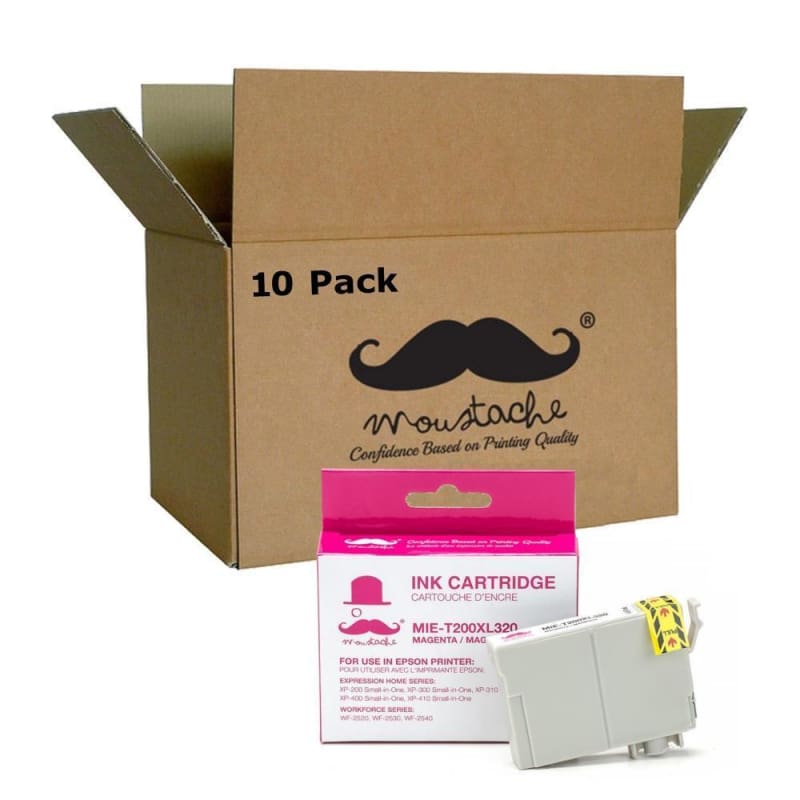 Compatible Epson 200XL T200XL320 Magenta Ink Cartridge High Yield - Moustache®