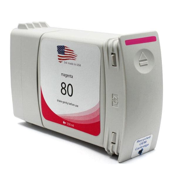 Remanufactured HP 80XL C4847A Magenta Ink Cartridge High Yield