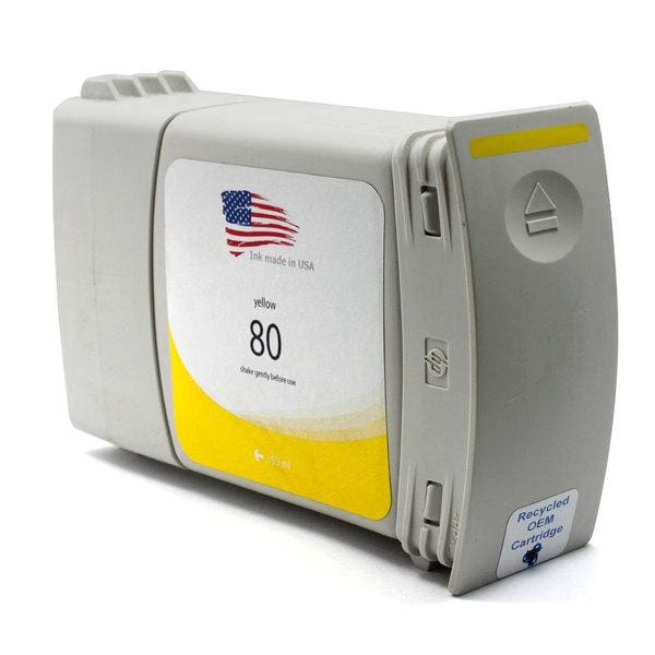 Remanufactured HP 80XL C4848A Yellow Ink Cartridge High Yield