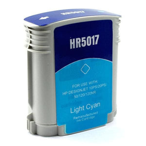Remanufactured HP 84 C5017A Light Cyan Ink Cartridge