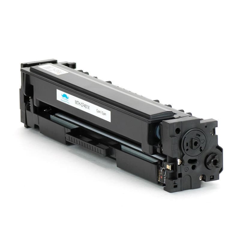 Compatible HP 201X CF401X Cyan Toner Cartridge High Yield - Moustache®