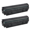 Compatible HP 78X CE278X Black Toner Cartridge - Economical Box - 2/Pack