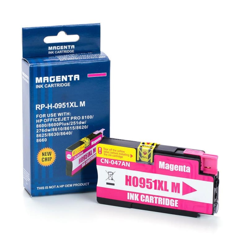 Compatible HP 951XL CN047AN Magenta Ink Cartridge High Yield