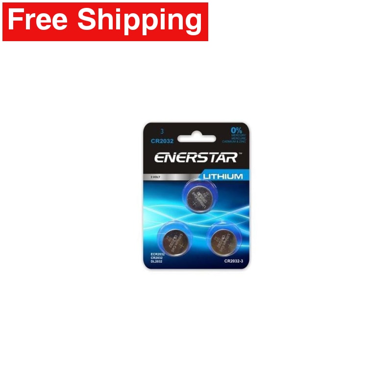 3 x CR2032 | DL2032 | BR2032 3 Volt Lithium Battery Replacement - Free Shipping