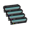 Compatible HP 508A CF360A CF361A CF363A CF362A Toner Cartridge Combo BK/C/M/Y