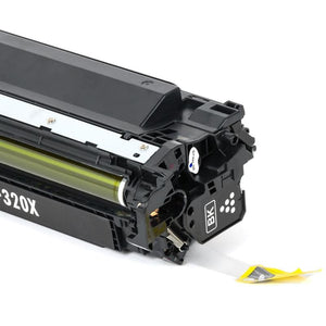 Compatible HP 653X CF320X Black Toner Cartridge High Yield