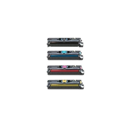 Compatible HP 122A Q3960A Q3961A Q3962A Q3963A Toner Cartridge Combo BK/C/M/Y - Moustache®